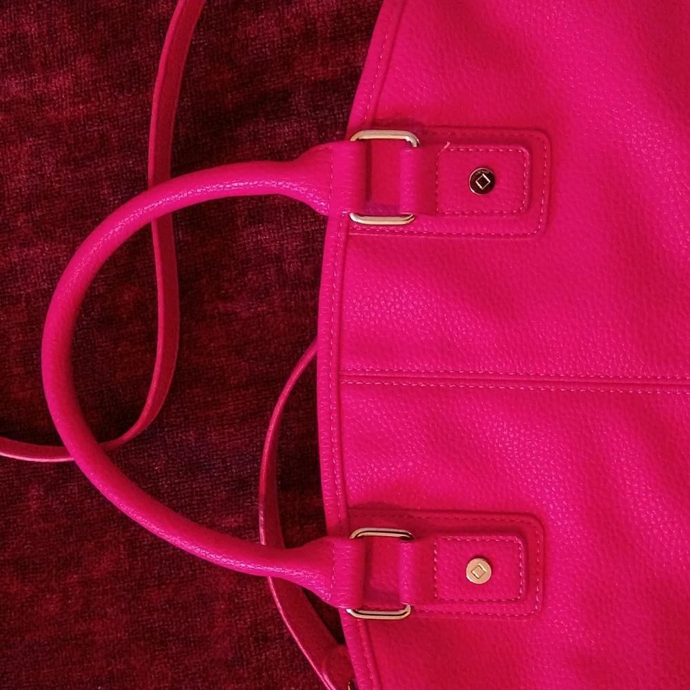 2PC Jewell by Thiry-One pink Vegan leather Bag🌸Crossbody or shoulder 🌸 - Picture 10 of 13